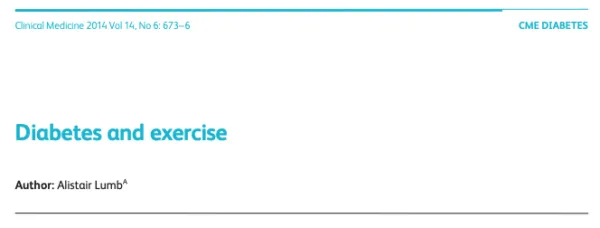 Diabetes y ejercicio 2014 para guía clínica de kinesiología y fisioterapia