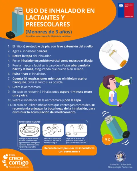 Melani et al relacionado con Cómo se usa el inhalador en kinesiología y fisioterapia