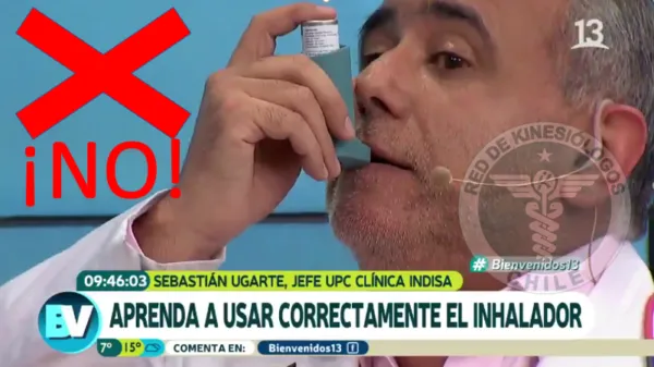Melani et al relacionado con Cómo se usa el inhalador en kinesiología y fisioterapia