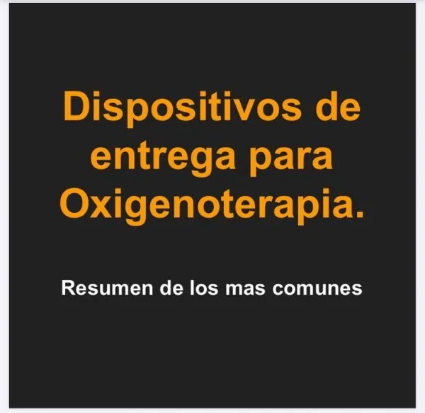 Cómo usar un ihalador relacionado con Oxigenoterapia en kinesiología y fisioterapia