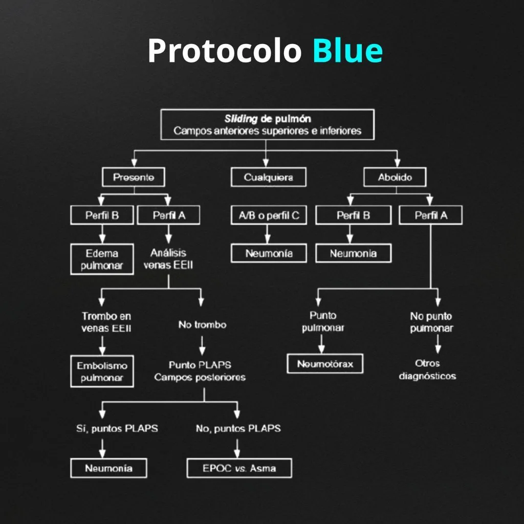 protocolo blue en ecografía
