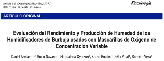 Cómo usar un ihalador relacionado con Oxigenoterapia en kinesiología y fisioterapia