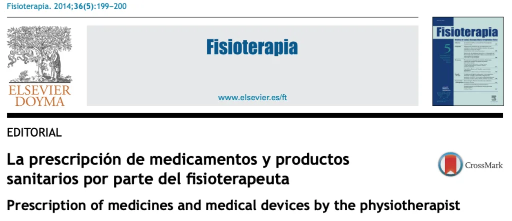 Prescripción de fármacos para kinesiólogos