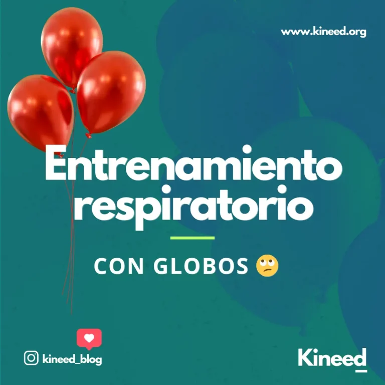 Entrenamiento respiratorio con globos