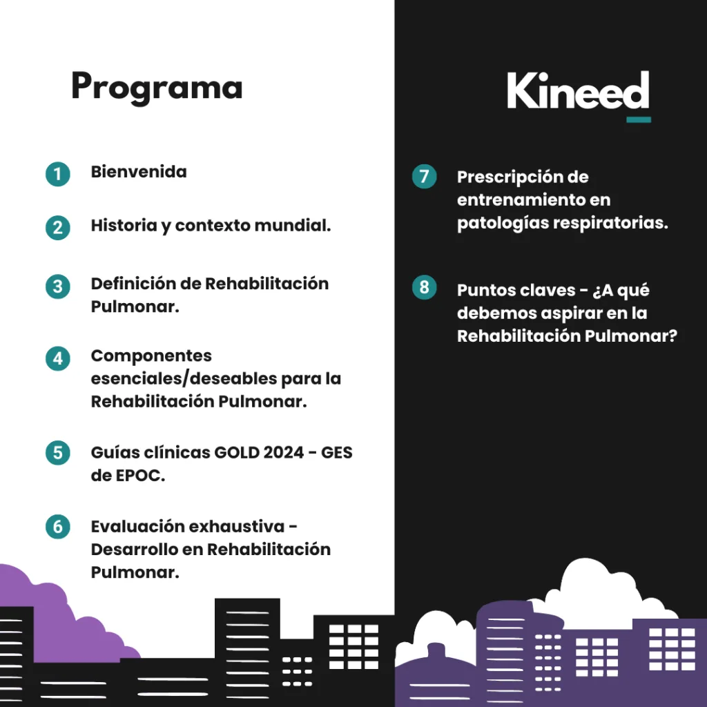 Alert relacionado con Master Class Rehabilitación Pulmonar en kinesiología y fisioterapia