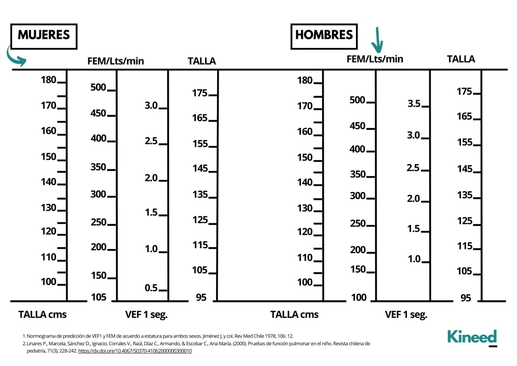 Valores normales para flujometria relacionado con Flujometría en kinesiología y fisioterapia