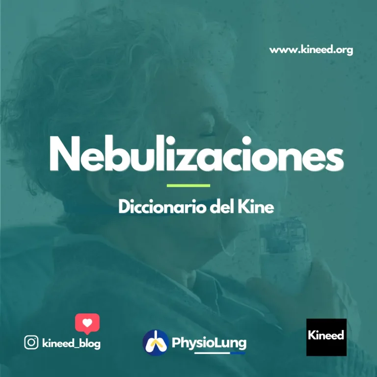 Nebulización para administrar medicamentos respiratorios