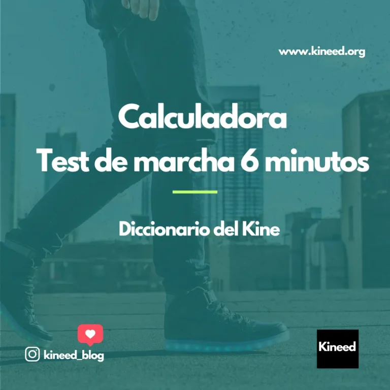 Calculadora del test de marcha de 6 minutos