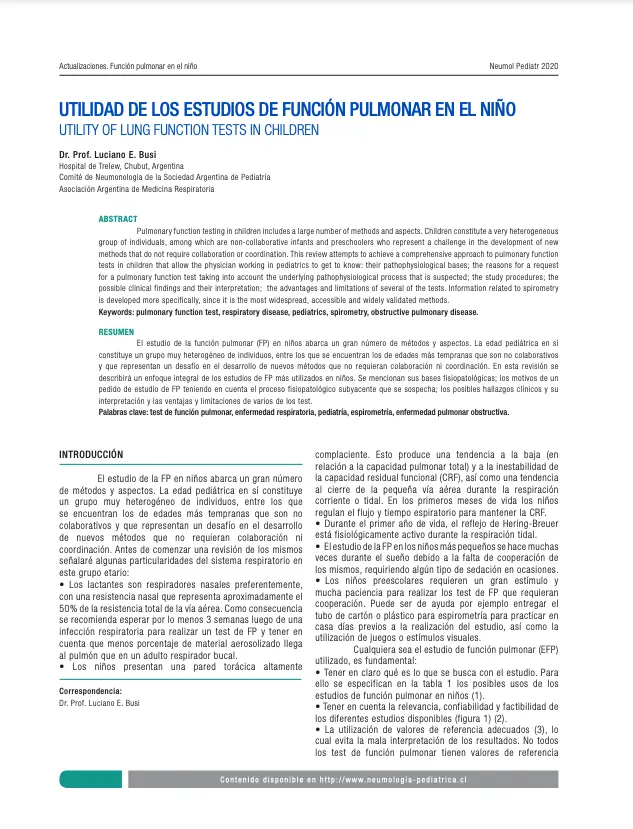Manual espirometria 2024 relacionado con Cómo se realiza la interpretación de una espirometría en kinesiología y fisioterapia